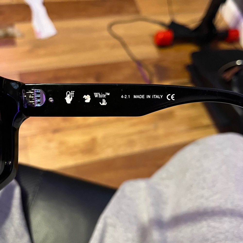 Off-White Silverstone Arrow Square Sunglasses - image 5